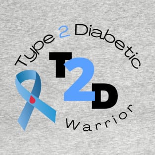 Diabetes Awareness in November Wear Blue Support Diabetes T-Shirt